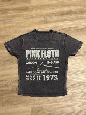Pink Floyd Blackwashed Tour Logo Tee